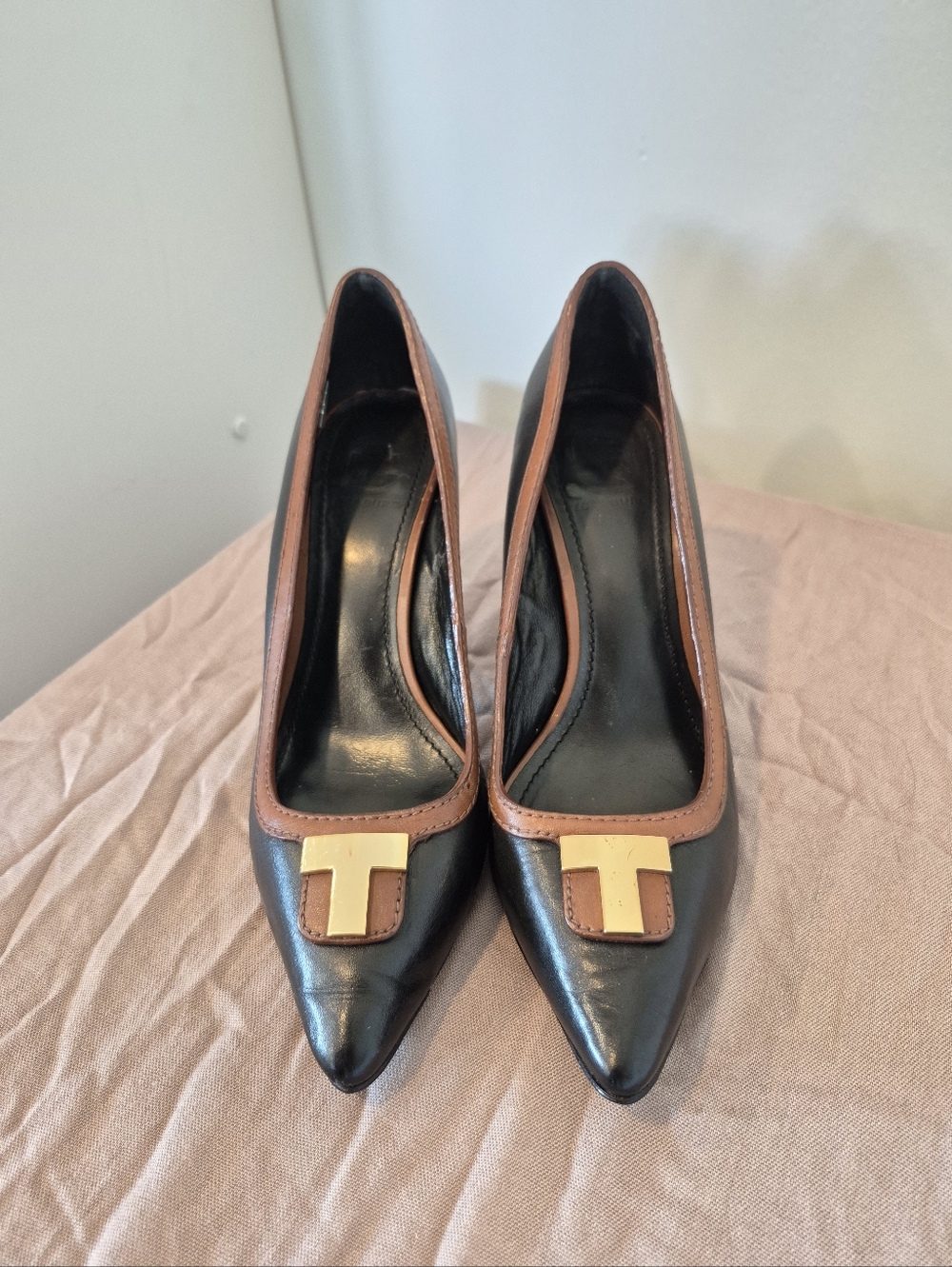Tory Burch Erica Equestrian heels 7.5